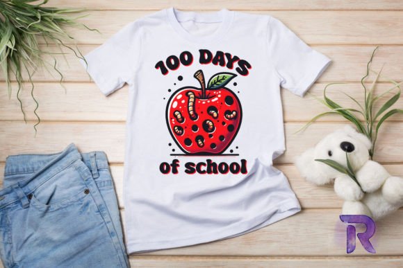 100 Days of School Apple Sublimation Review