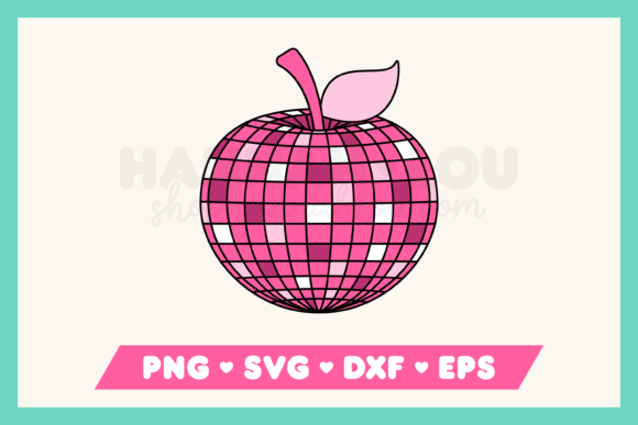 Apple Disco Ball Teacher SVG: A Sparkling Addition