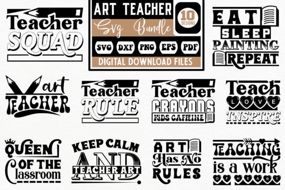 Art Teacher Svg Bundle: A Versatile Design Asset
