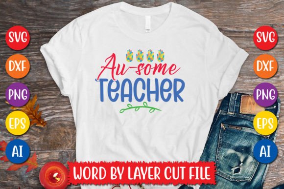 Au-some Teacher SVG Design: An Embroidery Review