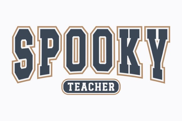 Halloween Spooky Teacher SVG and PNG Ghost