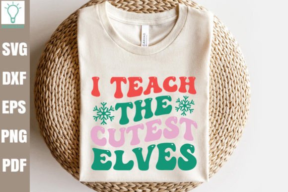 I Teach the Cutest Elves Retro SVG Review