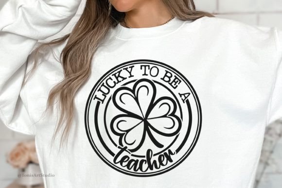 Lucky to Be a Teacher SVG for St. Patrick's Day