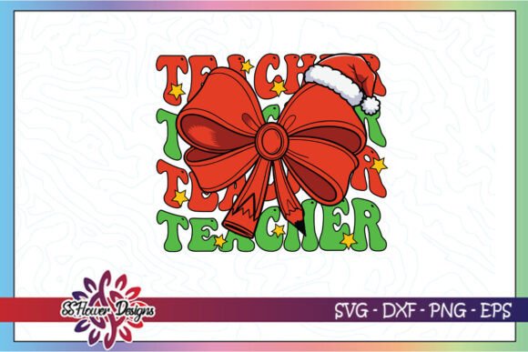 Review: Teachers Flowers Christmas Teacher SVG