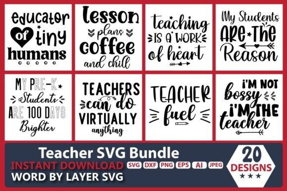 Teacher SVG Bundle Vol.13: A Designer’s Stitch Test
