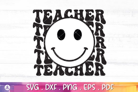 Teacher SVG Happy Face Teacher Svg: A Cheerful Embroidery Design