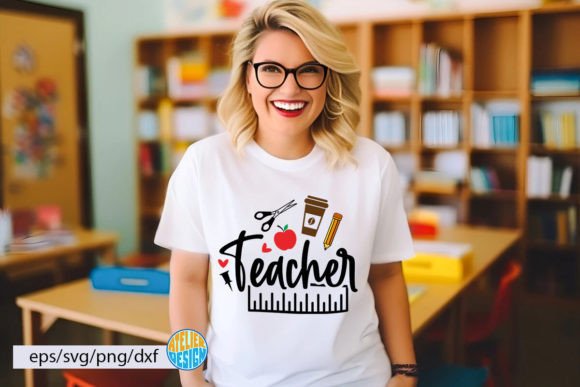 Teacher Svg Tshirt: A Versatile Design for Crafters