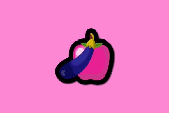 Thanksgiving Sticker Icon Eggplants Review
